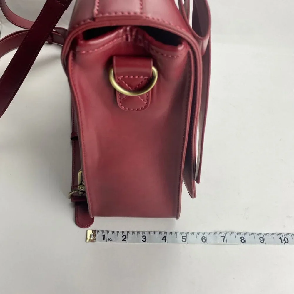 ECOSUSI Bow Summer Garden Romance Burgundy Wine Red Briefcase Bag/Backpack